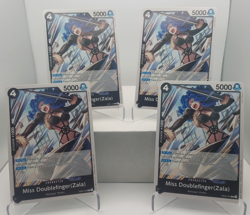 Miss Doublefinger (Zala) Playset - EB03-046 x4 - EB03 Heroines - One Piece TCG - Image 1