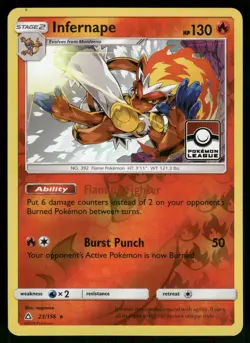 Infernape Reverse Holo (Pokemon League) 23/156 League & Championship Cards - Image 1
