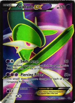 Pokemon TCG Gallade-EX Roaring Skies 99/108 Holo Full Art Ultra Rare HP - Image 1