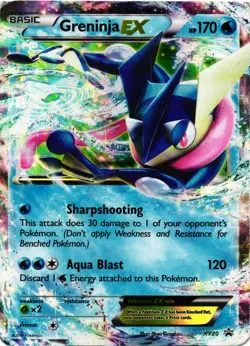 Pokemon TCG Greninja EX Black Star Promo XY20 HP - Image 1