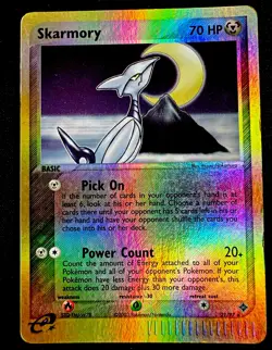 Skarmory 21/97 MP Reverse Holo Rare EX Dragon Pokemon TCG Moderate Play - Image 1
