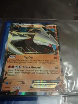 Excadrill EX 82/113 Legendary Treasures Ultra Rare Holo MP Pokemon - Image 3