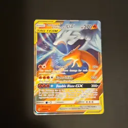 Pokemon Reshiram & Charizard GX TAG TEAM Holo Sm-Unbroken Bonds 20/214 - Image 1