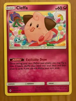Cleffa 131/214 Regular Uncommon LP - Unbroken Bonds 2019 - Pokemon TCG - Image 1