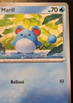 Marill 033/142 Common Scarlet & Violet: Stellar Crown Pokemon TCG - Image 3