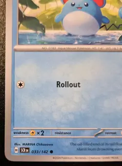Marill 033/142 Common Scarlet & Violet: Stellar Crown Pokemon TCG - Image 4