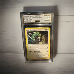 Pokemon Rayquaza SWSH029 Promo Cosmos Holo 130 HP Basic 5ban Graphics - Image 1