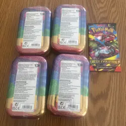Pokemon Ascended Heroes Mini Tins Sealed Pikachu Lot Of 4 - Image 2