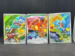Pokemon TCG First Partner Illustration Collection Series 1 Kanto GEN 1 Starters - Image 1