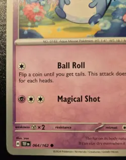 Marill 064/162 Common Scarlet & Violet: Temporal Forces Pokemon TCG - Image 4