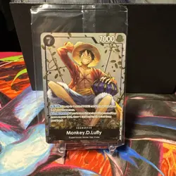 Monkey D. Luffy (Tin Pack Set Vol 2) P-075 One Piece Promotion Cards Foil SEALED - Image 1