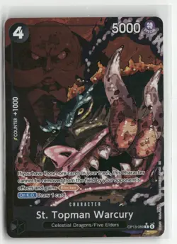 One Piece Carrying On His Will #OP13-089 St. Topman Warcury (Alternate Art) - Image 1