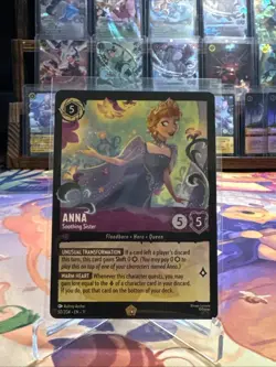Disney Lorcana Anna Soothing Sister 50/204 Winterspell Legendary TCG - Image 1