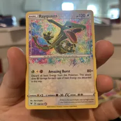 Rayquaza Amazing Rare 138/185 Vivid Voltage Pokemon Card NM Holo - Image 1