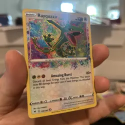 Rayquaza Amazing Rare 138/185 Vivid Voltage Pokemon Card NM Holo - Image 2