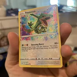 Rayquaza Amazing Rare 138/185 Vivid Voltage Pokemon Card NM Holo - Image 3
