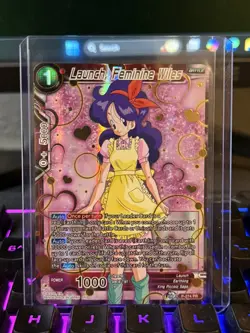 Launch, Feminine Wiles P-274 PR | Gold Stamped Dragon Ball Super Card Game | NM - Image 1