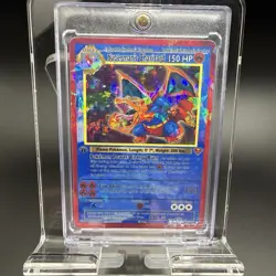 Superman’s Charizard 1st Edition Custom Card Pokemon (Sold In Hard Mag Case) - Image 1