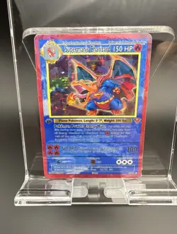 Superman’s Charizard 1st Edition Custom Card Pokemon (Sold In Hard Mag Case) - Image 3