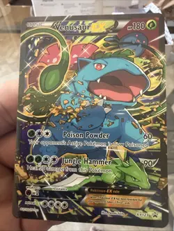 Pokemon TCG Venusaur EX XY Black Star Promos Holo Card XY123 - Image 1