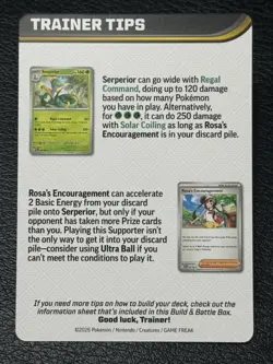 Mega Zygarde ex Trainer Tips Card - Pokemon TCG: Perfect Order Build and Battle - Image 2