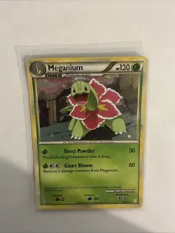 🍃 Meganium - 26/123 - Rare Holo - HeartGold SoulSilver - Pokemon TCG Card - Image 1