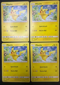 Pikachu 19/68 x4 - Hidden Fates | Pokemon Card | LP - NM - Image 1