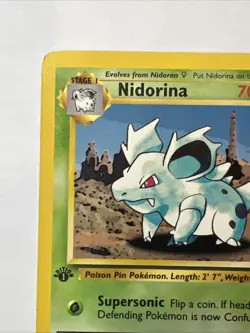 Nidorina 40/64 Jungle 1st Edition Non Holo Foil Pokemon 1999 Vintage Card NM TCG - Image 2