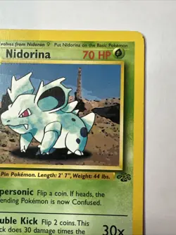 Nidorina 40/64 Jungle 1st Edition Non Holo Foil Pokemon 1999 Vintage Card NM TCG - Image 3
