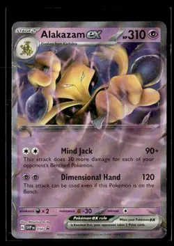 SV: Scarlet & Violet Promo Cards - #050 Alakazam ex - Promo,Holo - Image 2