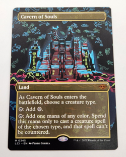 MTG Cavern of Souls (0345) (Borderless) Near Mint Normal Lost Caverns of Ixa - Image 1