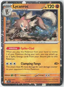 Lycanroc - (Cosmos Foil) Holo Promo Miscellaneous Cards & Products 085/159 NM - Image 1