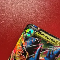 Pokemon M Heracross EX 5/111 XY Furious Fists Holo Ultra Rare Card - DMG - Image 2