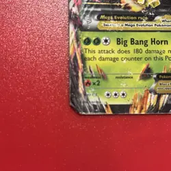 Pokemon M Heracross EX 5/111 XY Furious Fists Holo Ultra Rare Card - DMG - Image 3