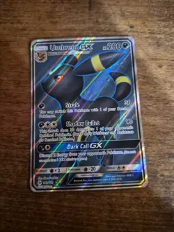 Pokemon Umbreon GX Full Art Ultra Rare Holo 200 HP SM Base Set 142/149 Card - Image 1