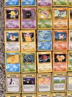 Pokemon Base Set Rare/Uncommon/Common WotC - 86 Card Lot LP - Cards 17-102 - Image 4
