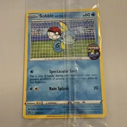 Pokemon TCG Sobble On the Ball Promo Card Futsal 005/005 Mint Sealed - UK - Image 1