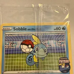 Pokemon TCG Sobble On the Ball Promo Card Futsal 005/005 Mint Sealed - UK - Image 2