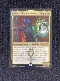 ​Kamiz, Obscura Oculus Near Mint FOIL Streets of New Capenna Commander ​​​​​ - Image 1