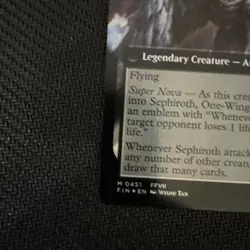 FOIL Sephiroth, Fabled SOLDIER (Extended Art) M FINAL FANTASY 451 NM - Image 4