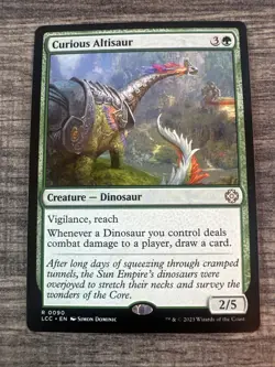 MTG - Curious Altisaur - The Lost Caverns of Ixalan NM/M Condition - Image 1