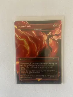 Magic Gathering Storm's Will Rainbow Foil Marvel Secret Lair #1744 - Image 1