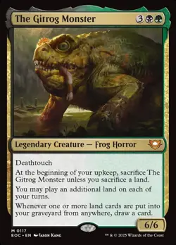 MTG The Gitrog Monster ** Edge of Eternities Commander ** English - Image 1