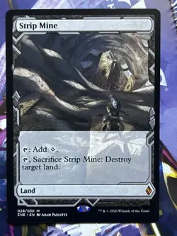 Strip Mine Zendikar Rising Expeditions NM Magic The Gathering MTG - Image 1