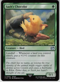 MTG Sazh's Chocobo Normal NM FINAL FANTASY Magic 200 - Image 1
