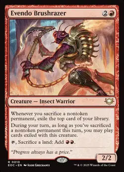 MTG Evendo Brushrazer ** Edge of Eternities Commander ** English - Image 1