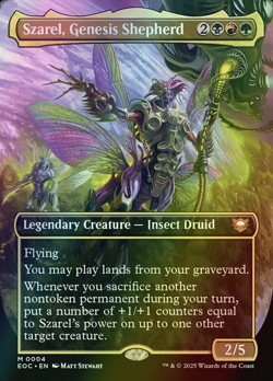 MTG Szarel, Genesis Shepherd Borderless Foil ** eoc ** En - Image 1
