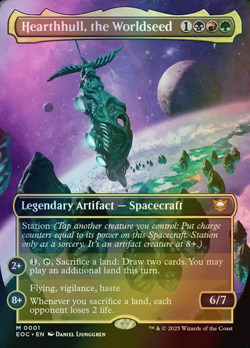 MTG Hearthhull, the Worldseed Borderless Foil ** eoc ** En - Image 1