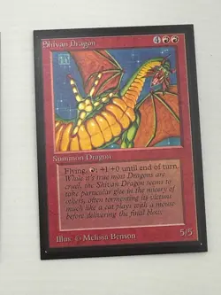 MTG International Collector's Edition Shivan Dragon 1993 - Image 1