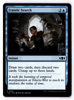 Frantic Search 153 Commander: Tarkir: Dragonstorm Normal NM - Image 1